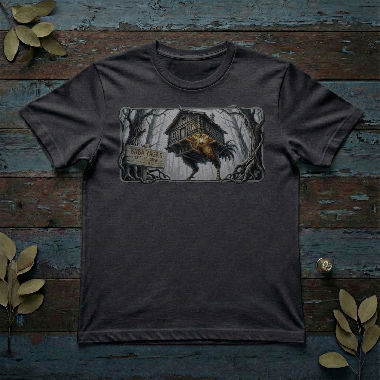 Baba Yaga Coffeehouse Streetwear T-Shirt
