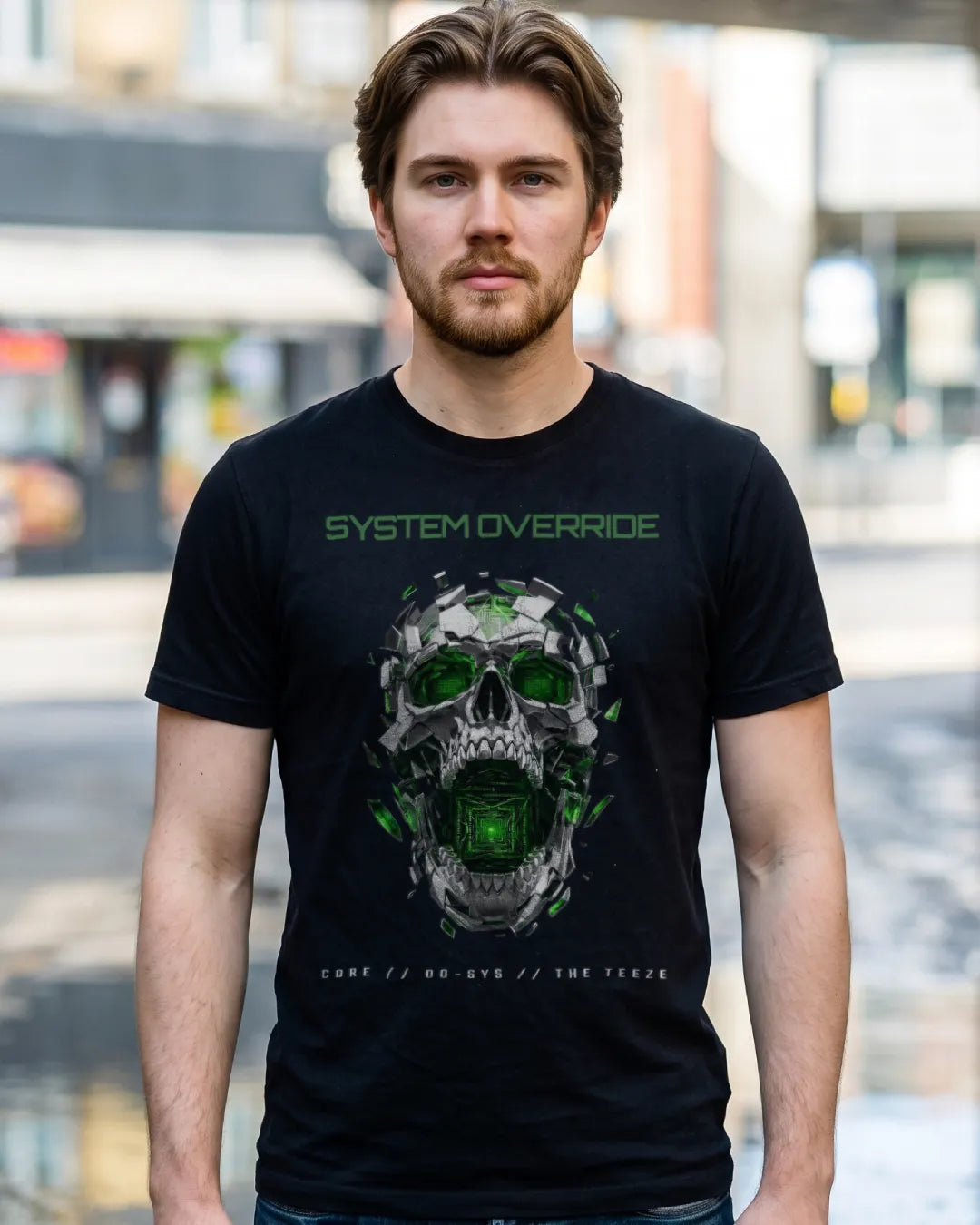 System Override Cyberpunk Tee