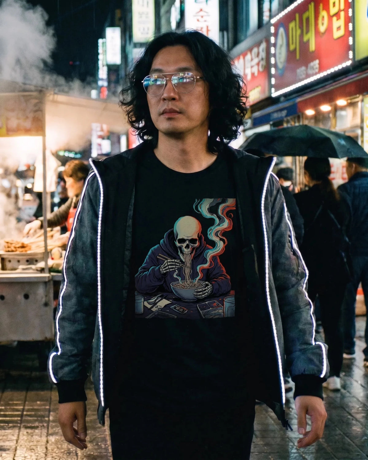 Midnight Ramen Cyberpunk Tee - The Teeze
