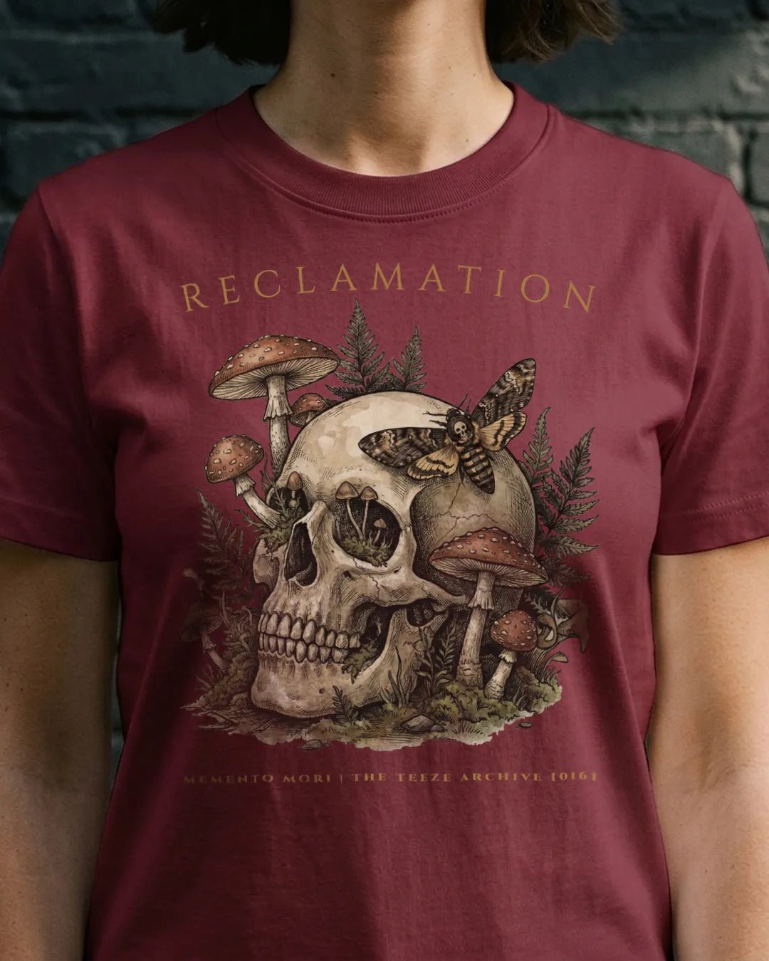 Reclamation Death's-Head Mycology Tee - The Teeze