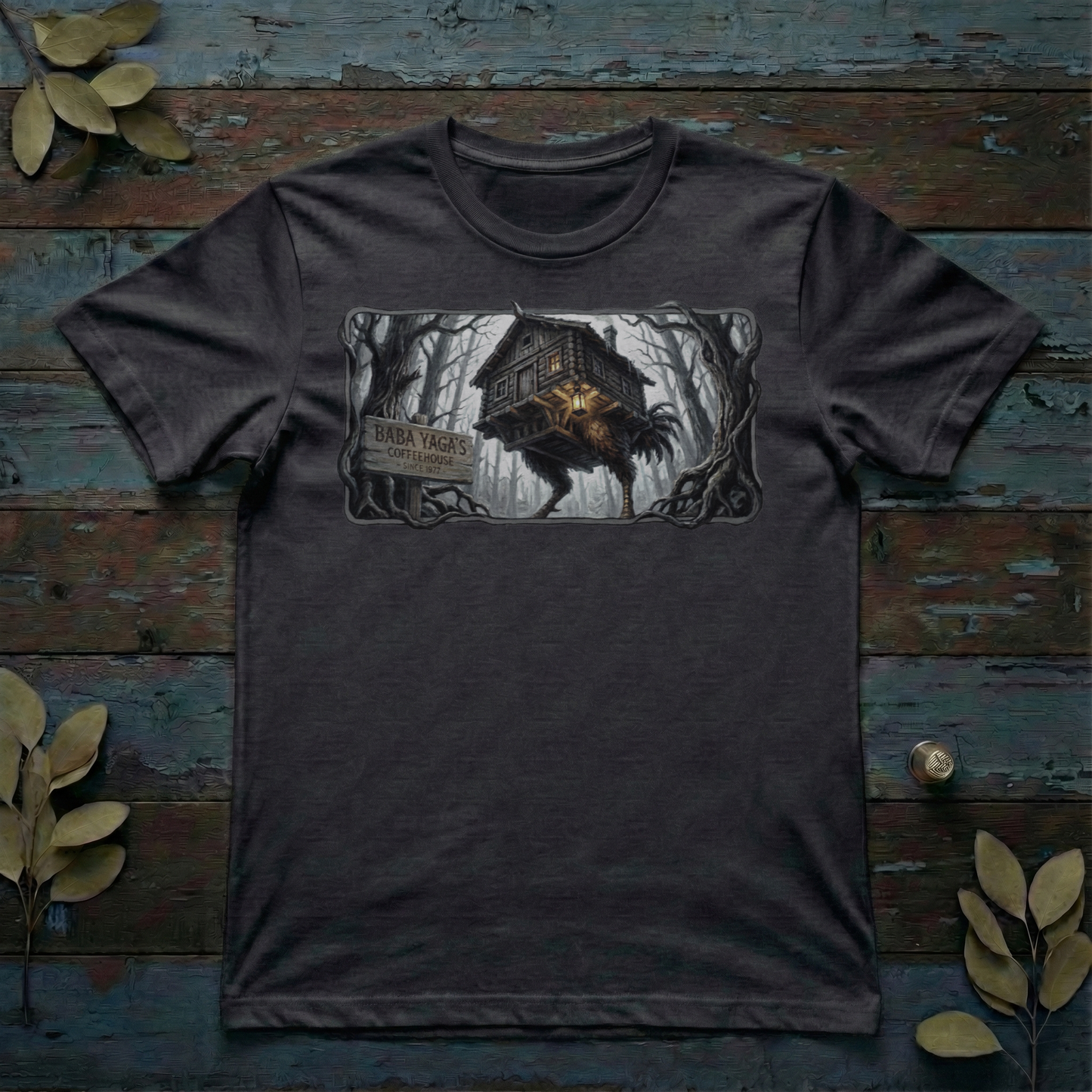 Baba Yaga Coffeehouse Streetwear T-Shirt