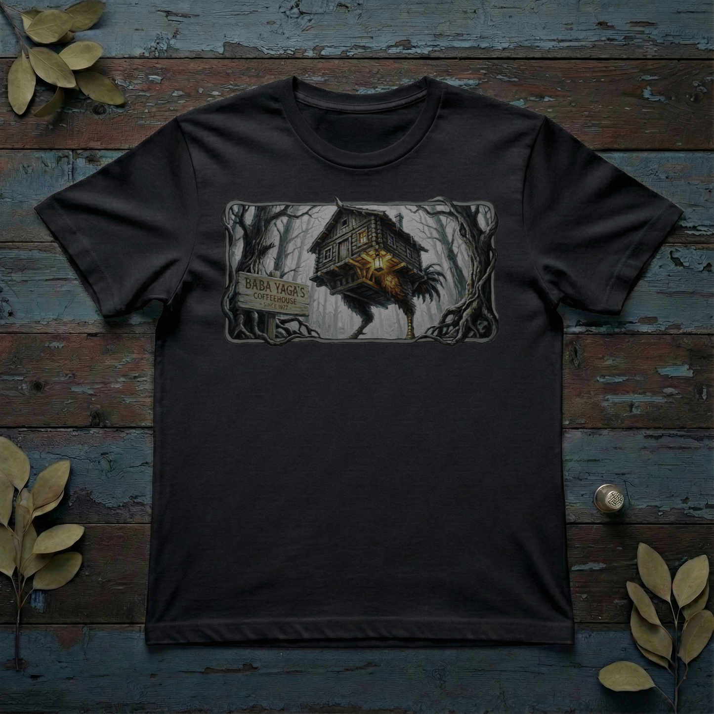 Baba Yaga Coffeehouse Streetwear T-Shirt