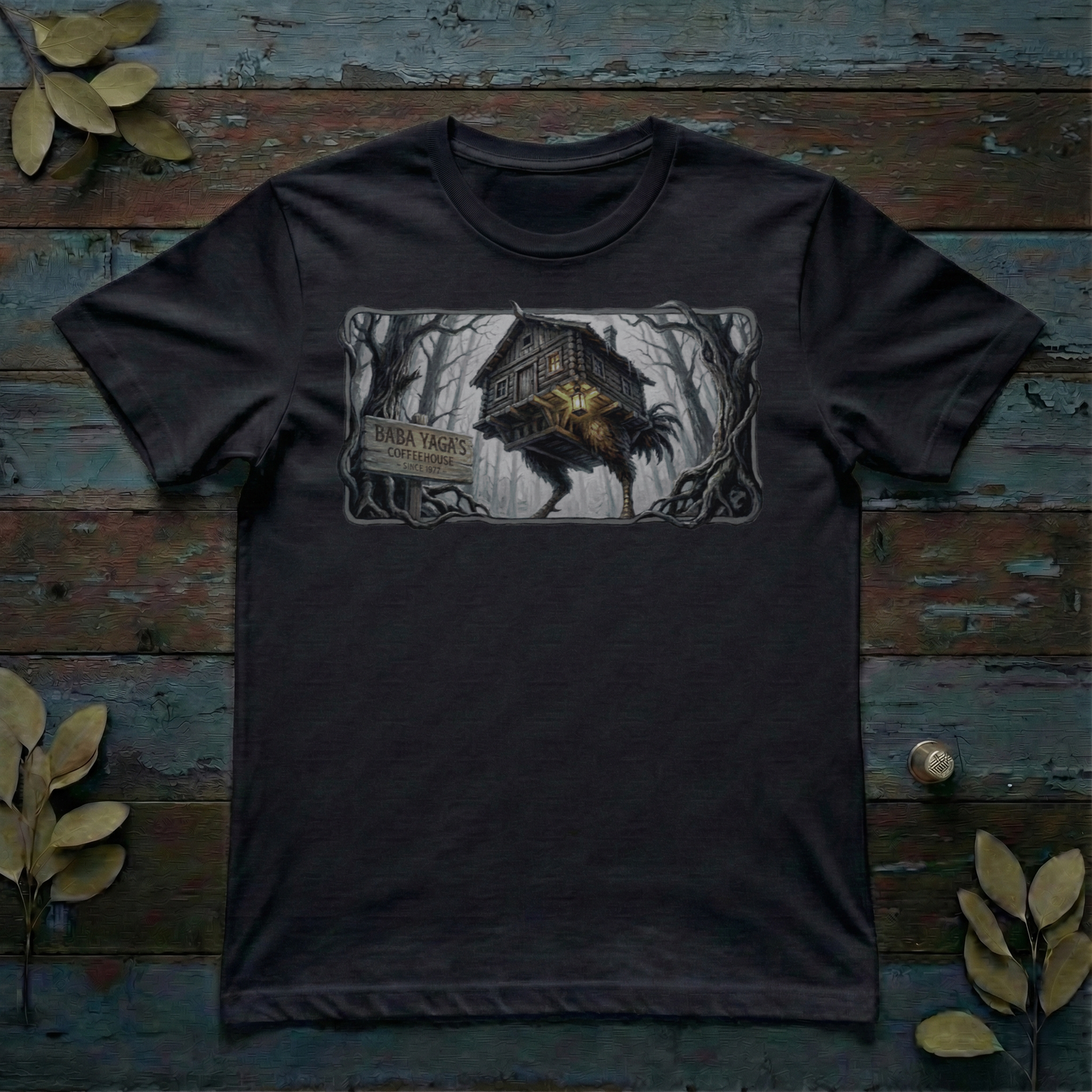 Baba Yaga Coffeehouse Streetwear T-Shirt