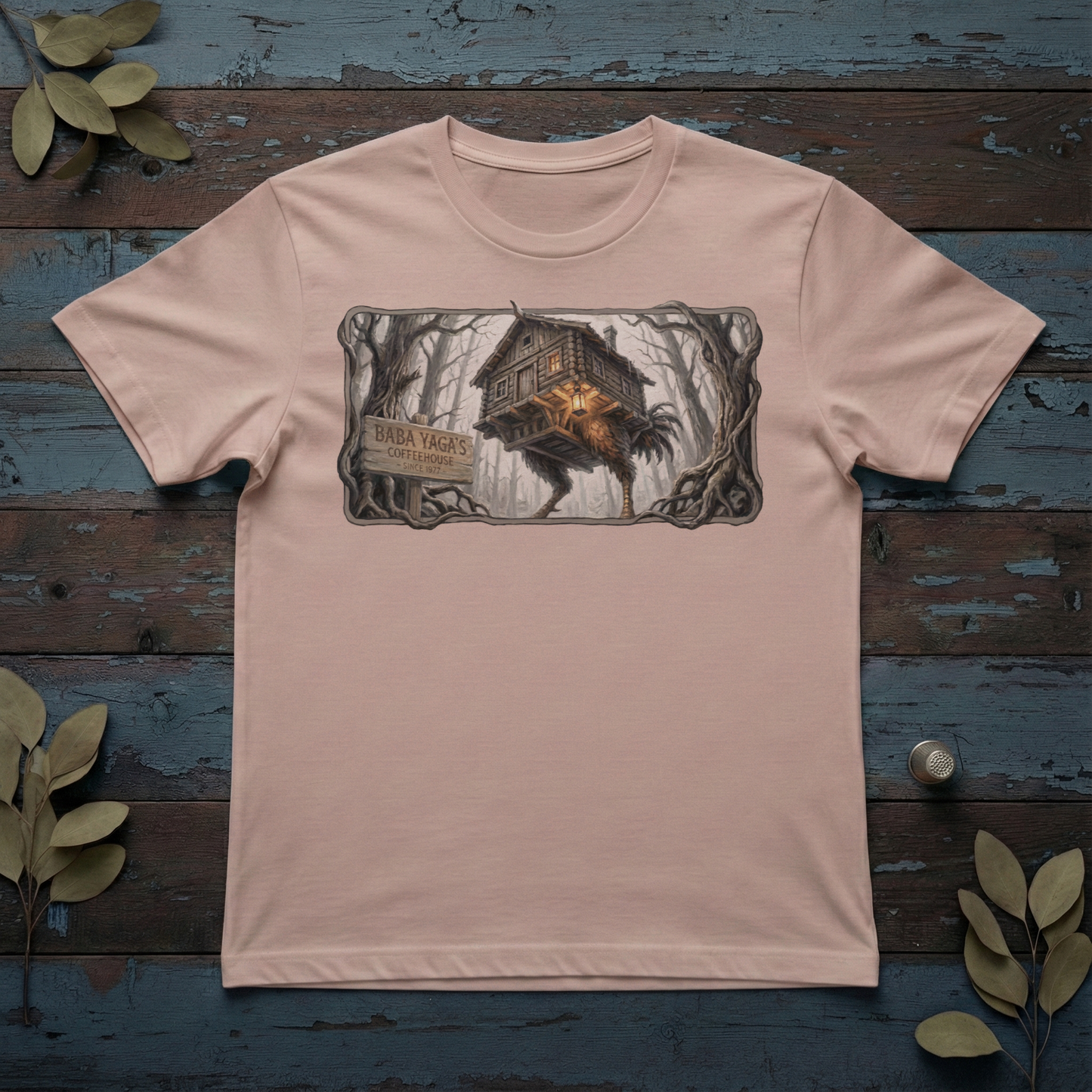 Baba Yaga Coffeehouse Streetwear T-Shirt