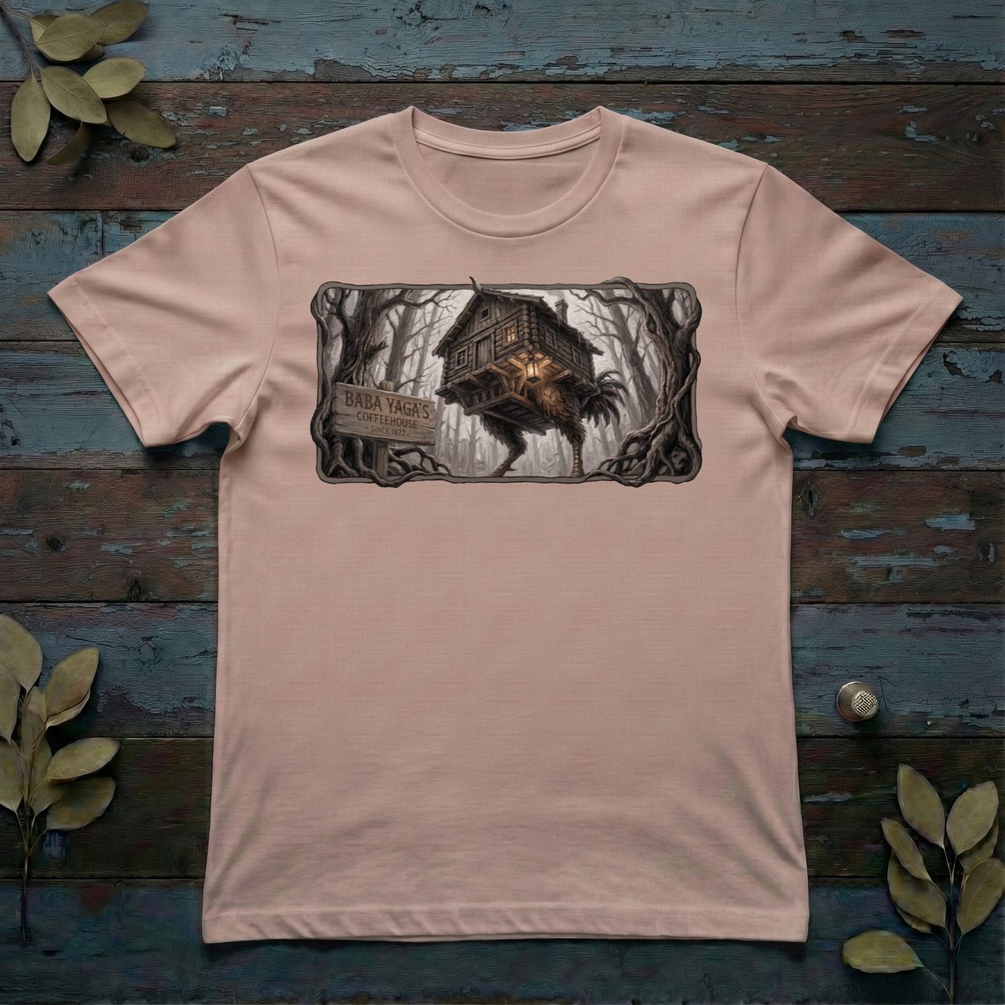 Baba Yaga Coffeehouse Streetwear T-Shirt