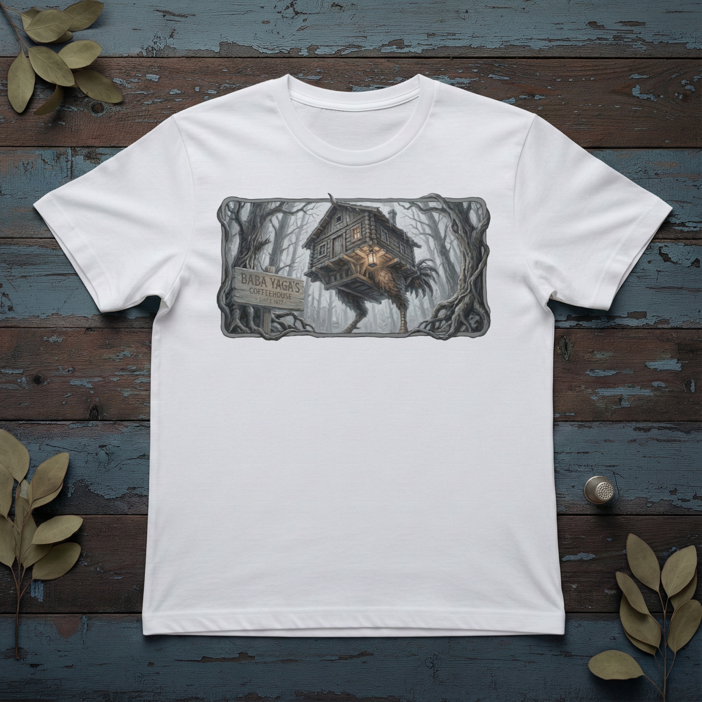 Baba Yaga Coffeehouse Streetwear T-Shirt