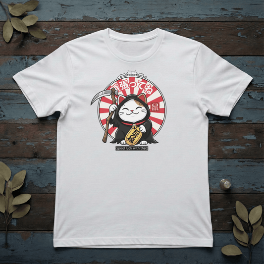 Lucky Cat (Death Edition) T-Shirt - The Teeze