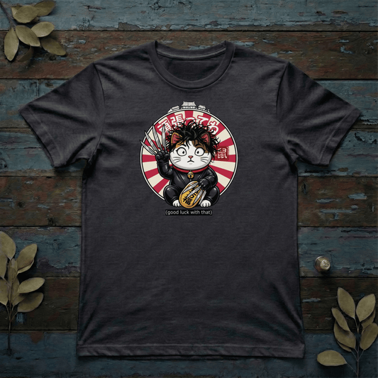 Lucky Cat (Scissors Edition) T-Shirt - The Teeze