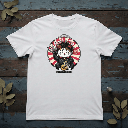 Lucky Cat (Scissors Edition) T-Shirt - The Teeze
