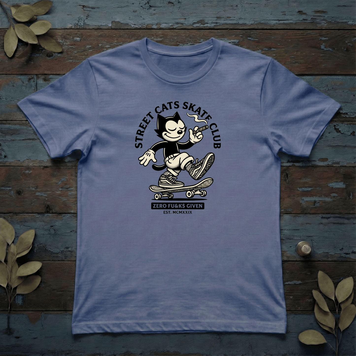 Street Cats Skating T-Shirt - The Teeze