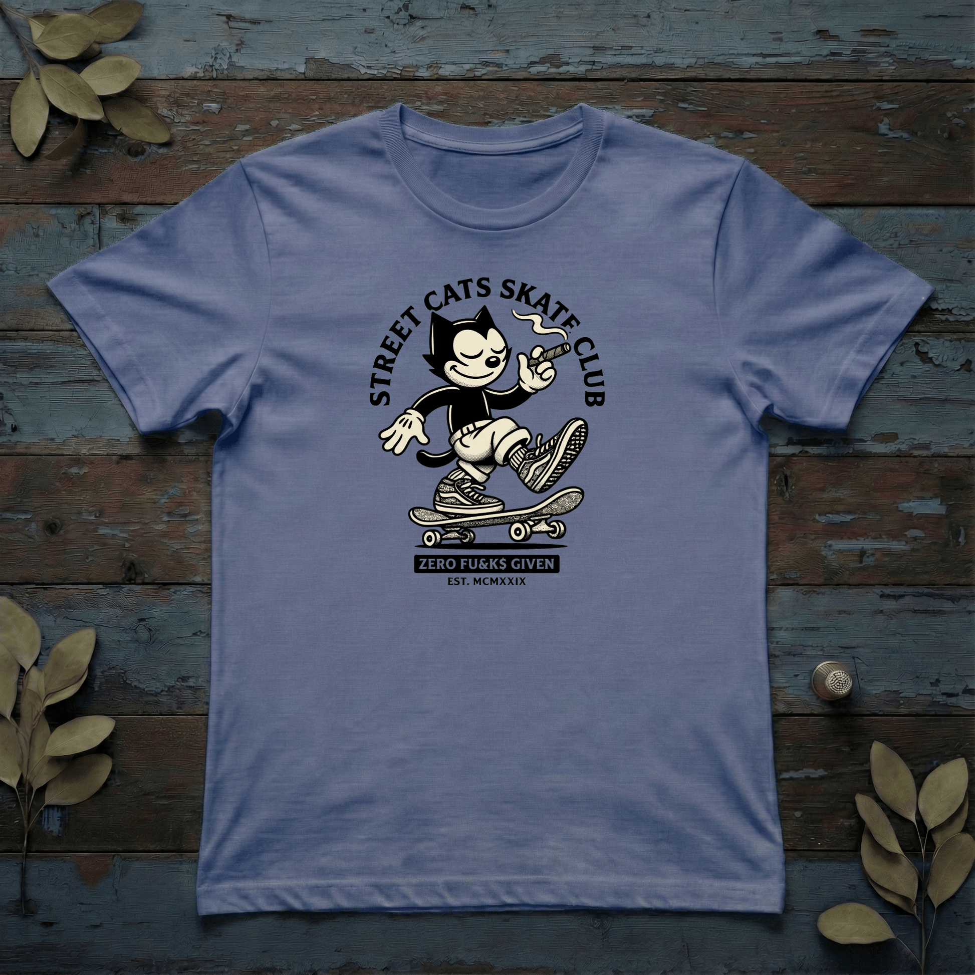 Street Cats Skating T-Shirt - The Teeze