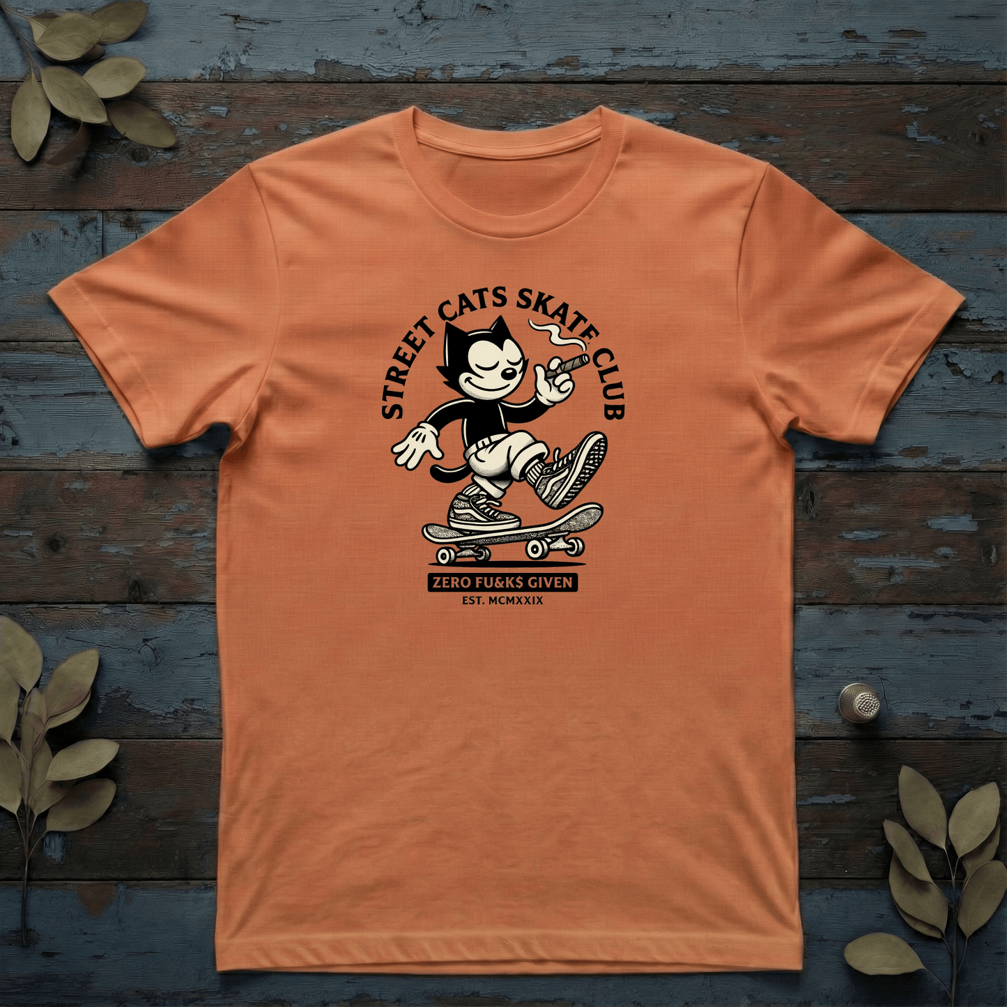 Street Cats Skating T-Shirt - The Teeze