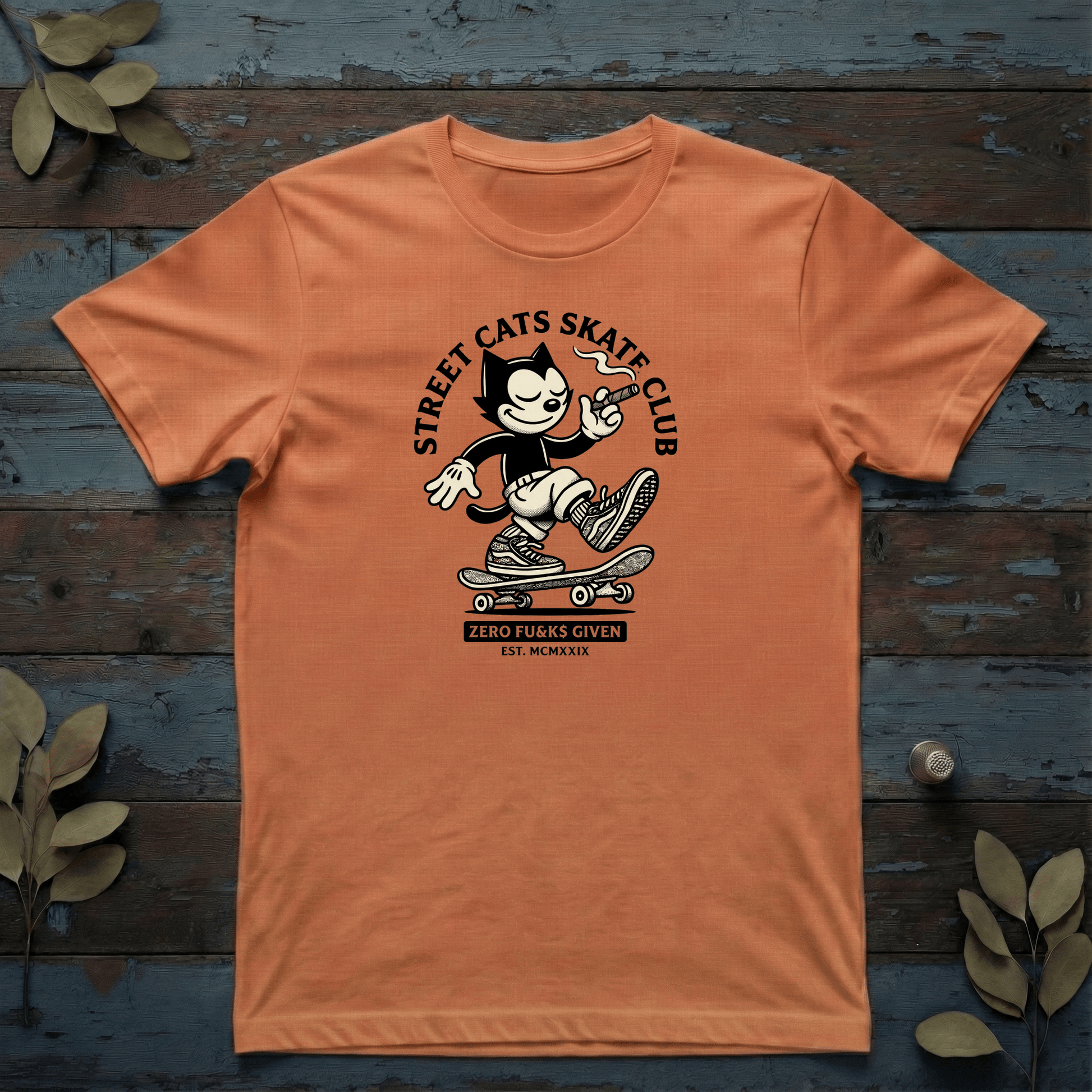 Street Cats Skating T-Shirt - The Teeze