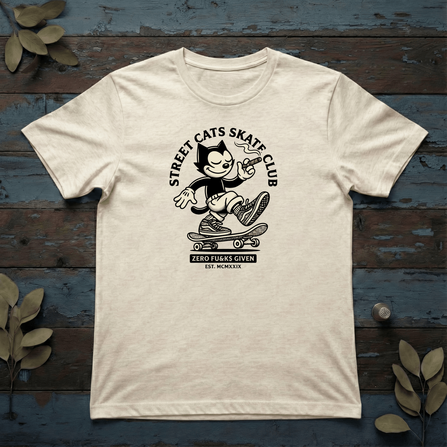 Street Cats Skating T-Shirt - The Teeze