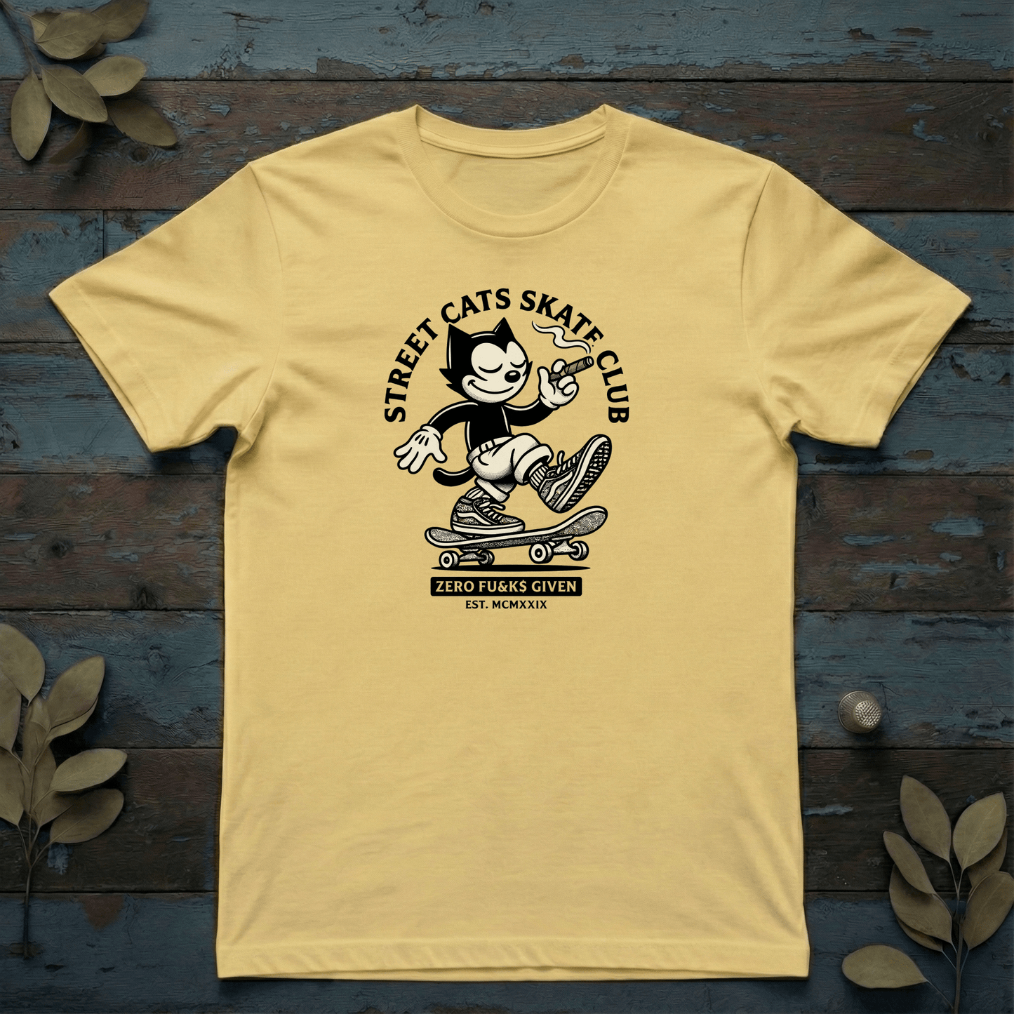 Street Cats Skating T-Shirt - The Teeze