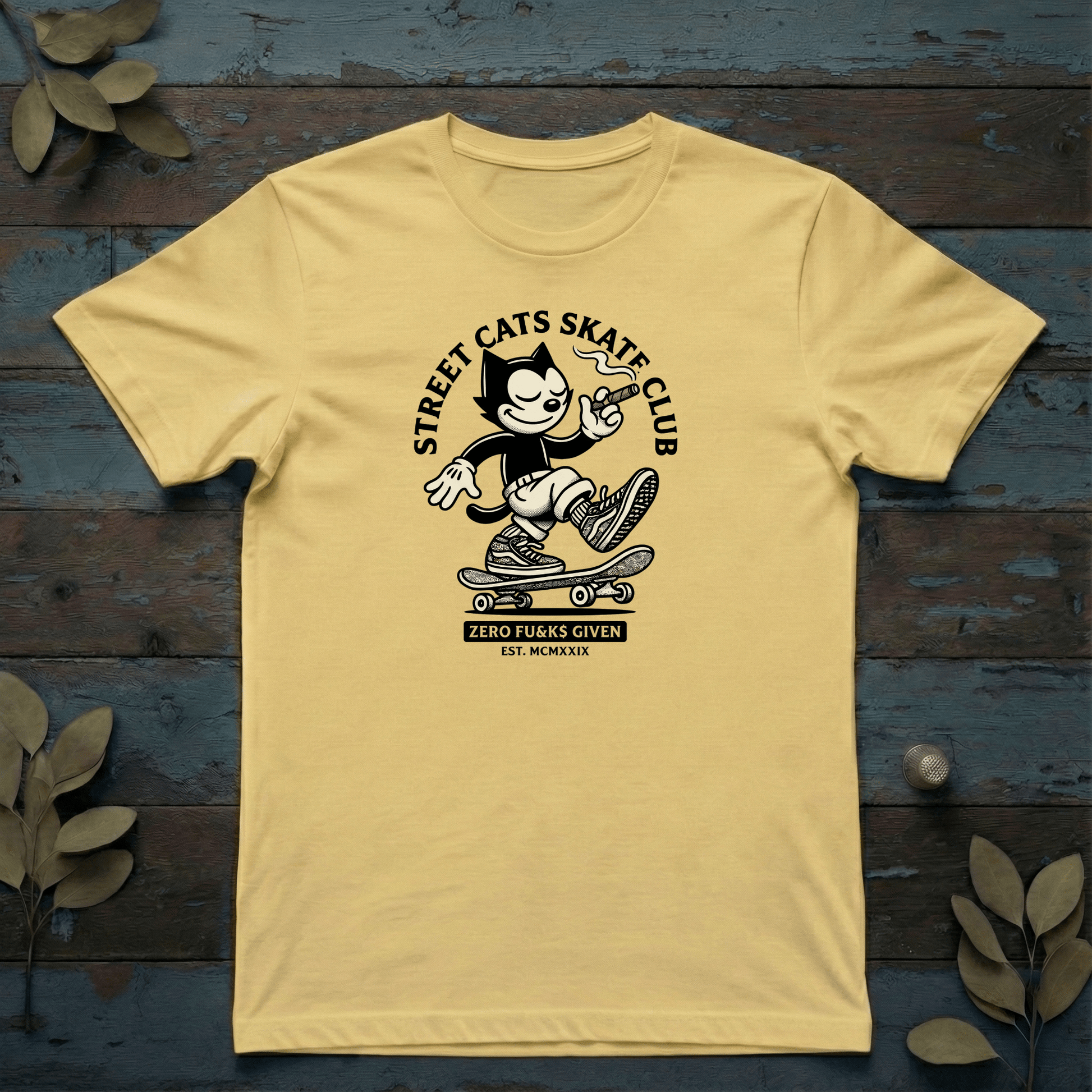 Street Cats Skating T-Shirt - The Teeze