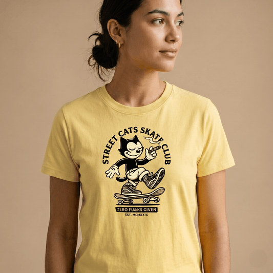 Street Cats Skating T-Shirt - The Teeze