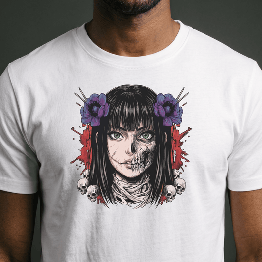 The Floral Cadaver T-Shirt - The Teeze