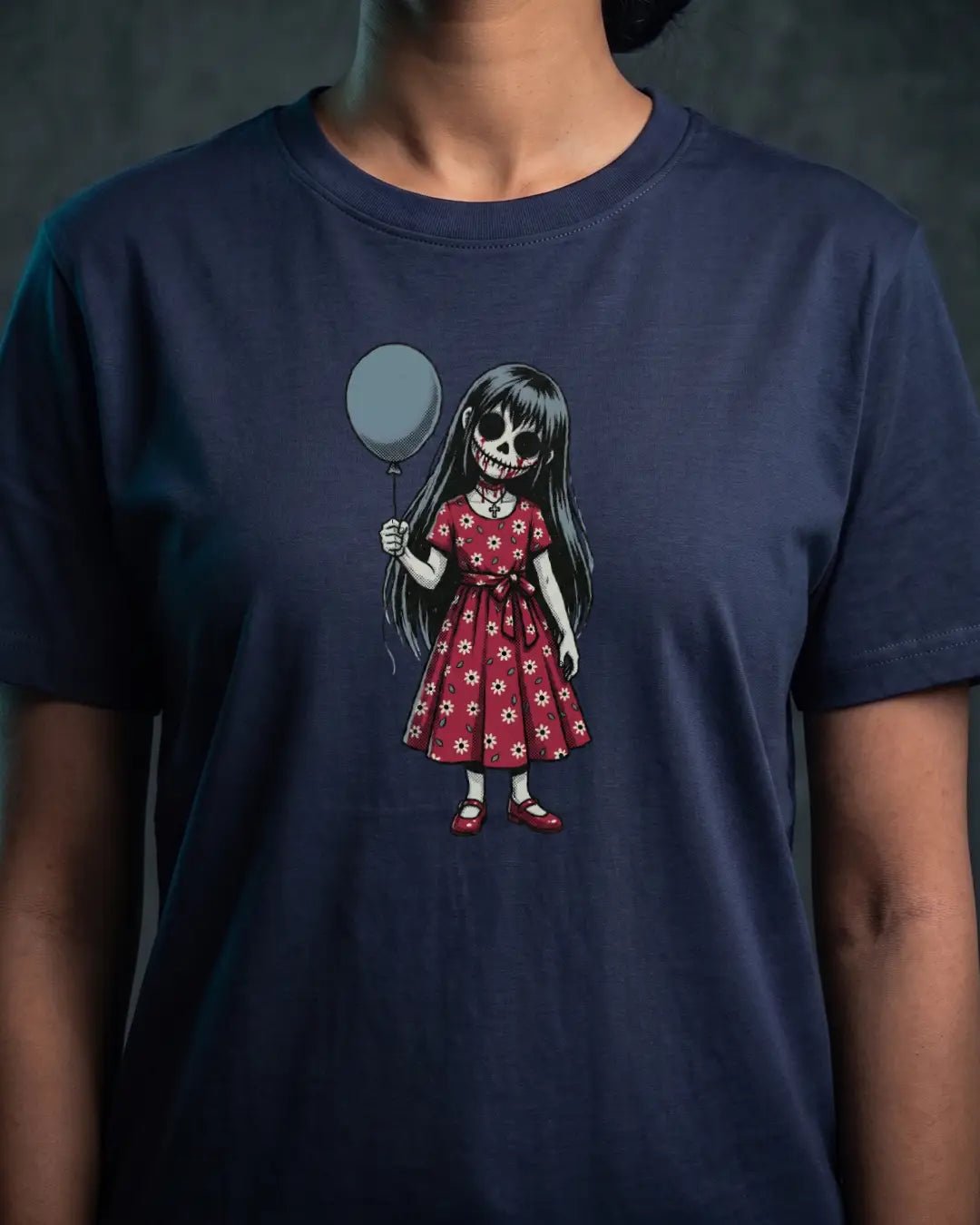 Balloon Girl Cursed VHS Horror Tee - The Teeze