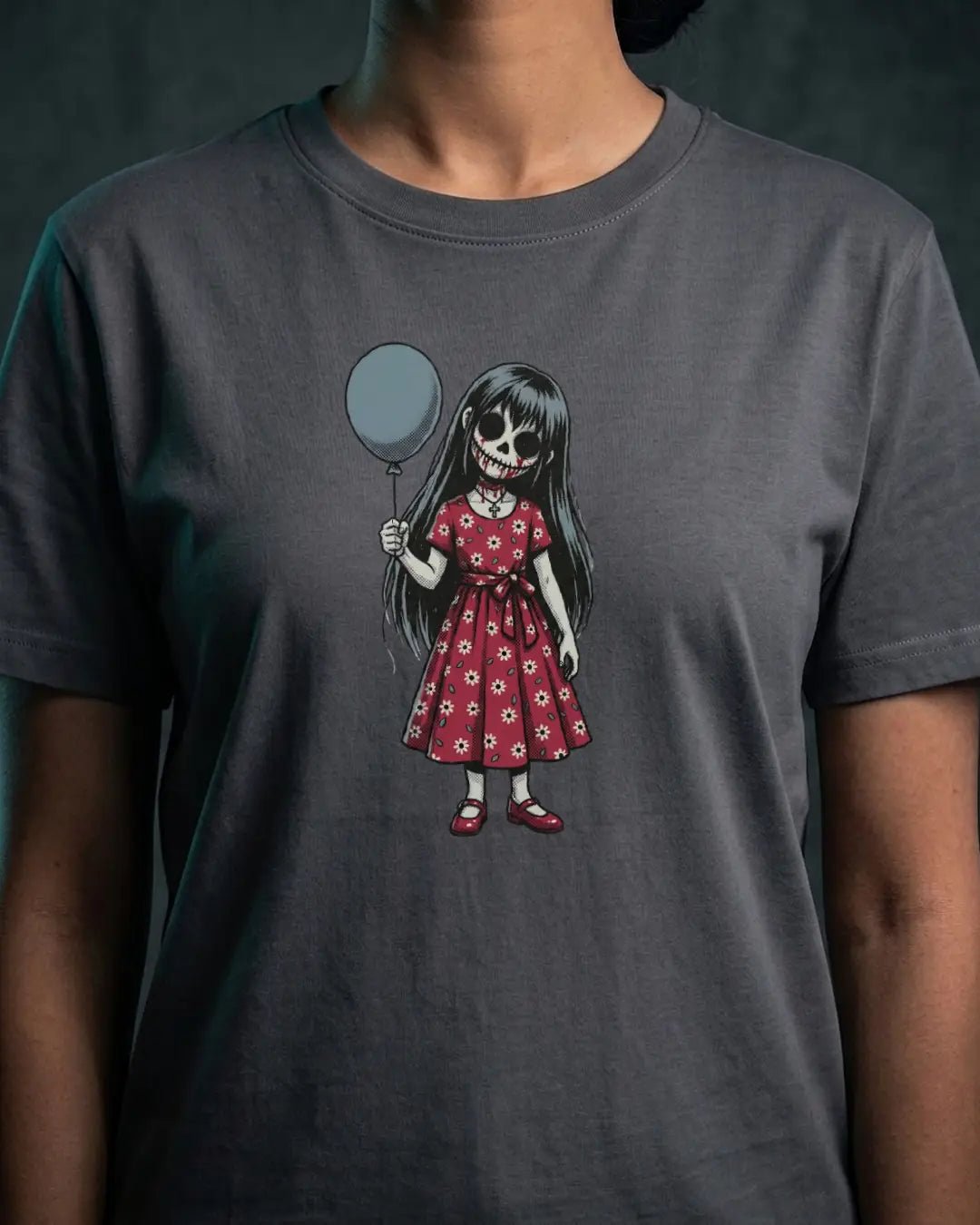 Balloon Girl Cursed VHS Horror Tee - The Teeze