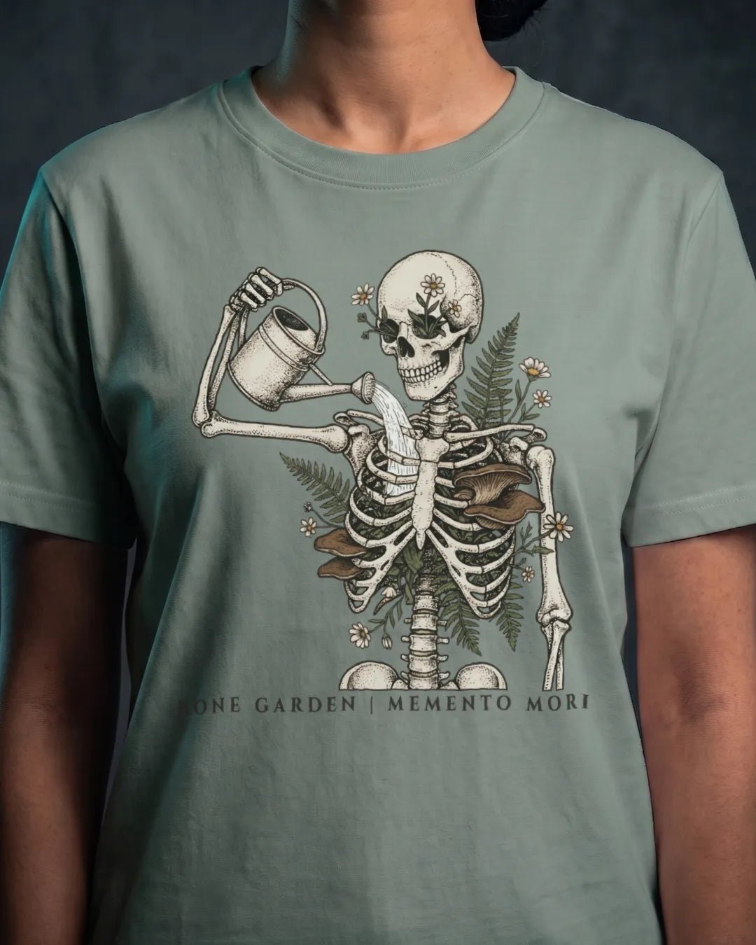 Bone Garden Botanical Folklore Skeletal Tee - The Teeze