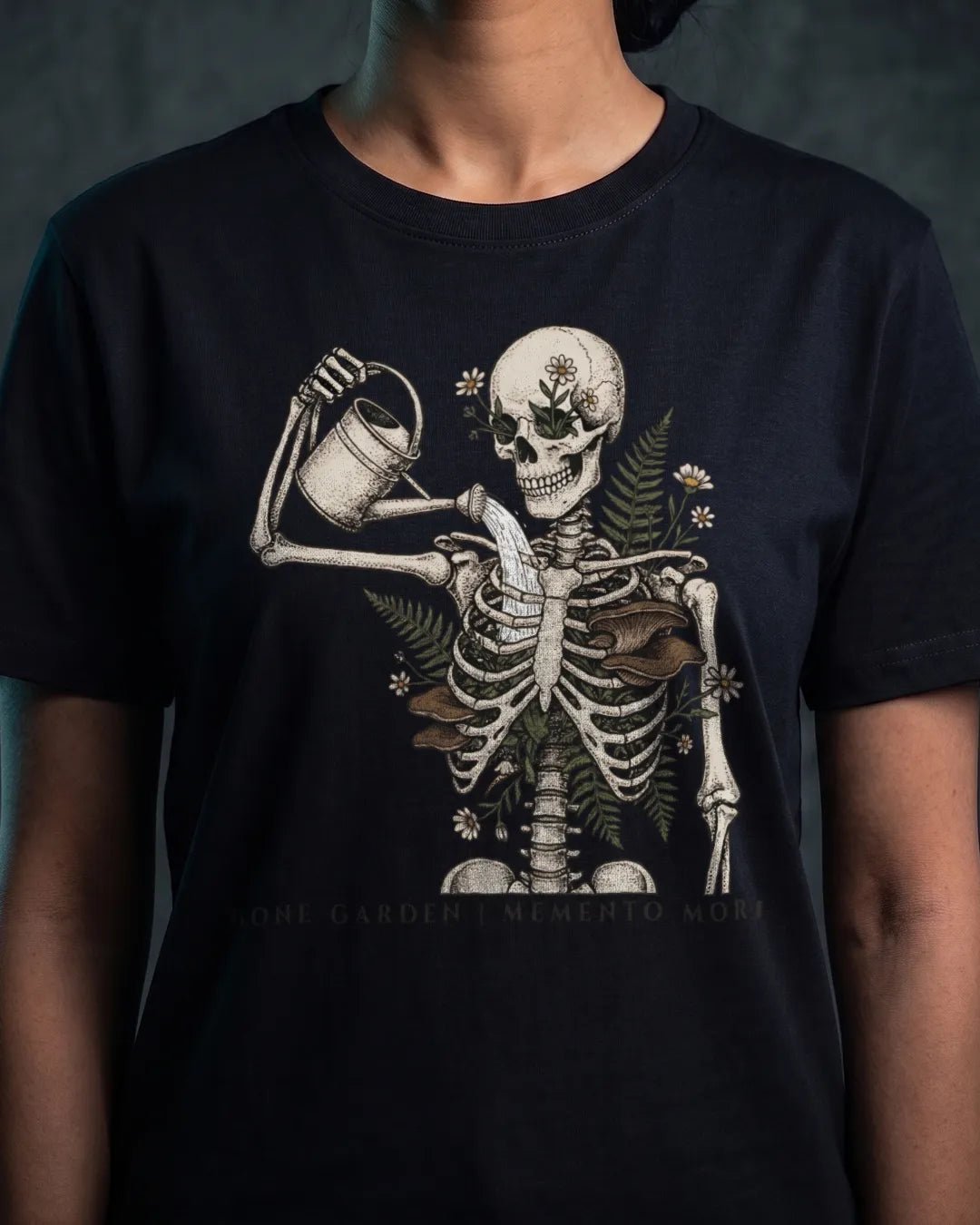 Bone Garden Botanical Folklore Skeletal Tee - The Teeze