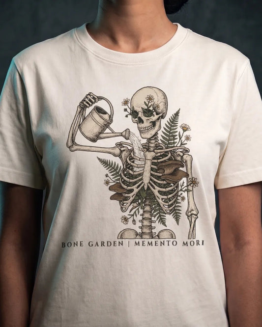 Bone Garden Botanical Folklore Skeletal Tee - The Teeze