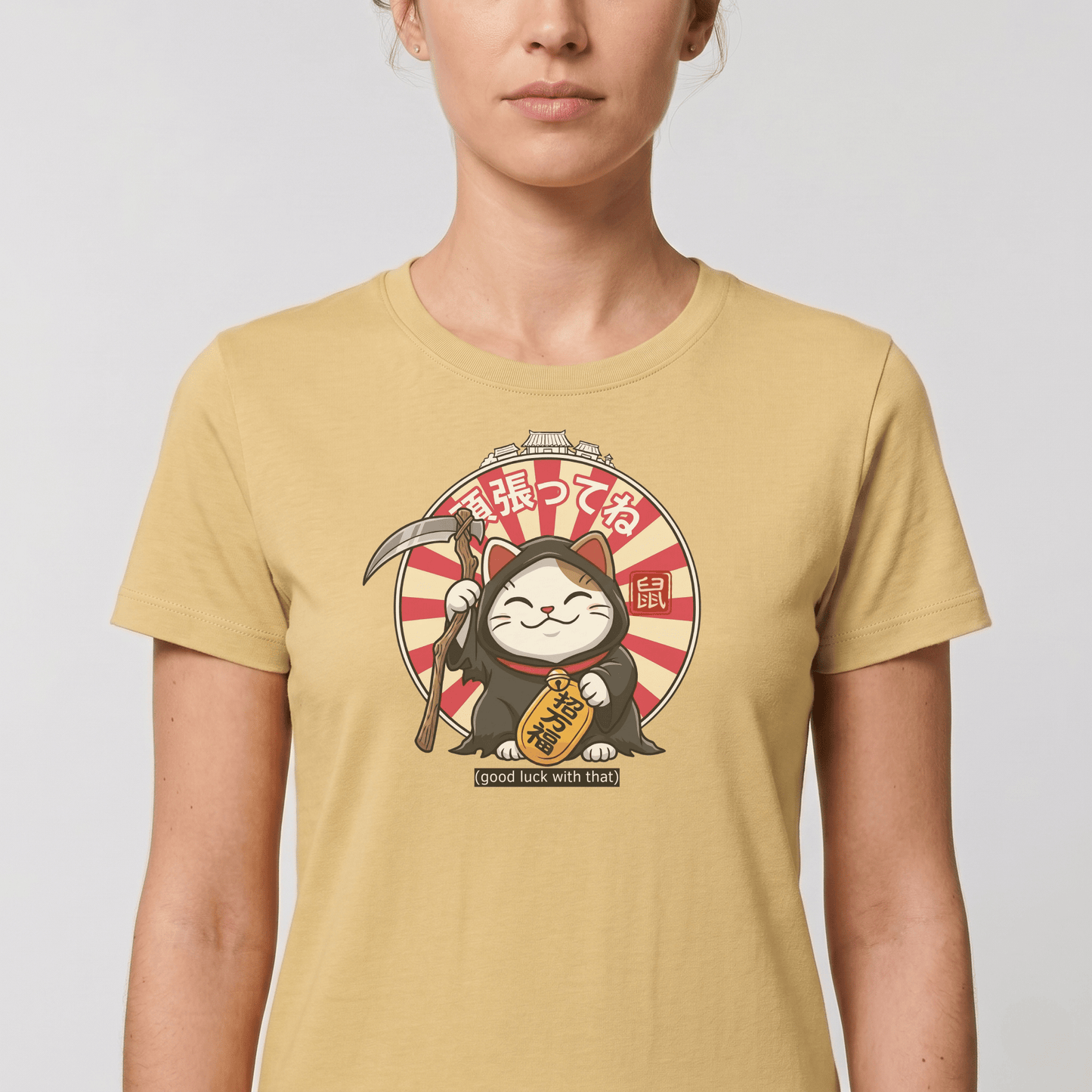 Lucky Cat (Death Edition) T-Shirt - The Teeze