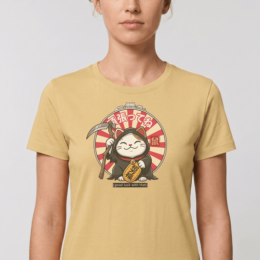 Lucky Cat (Death Edition) T-Shirt - The Teeze