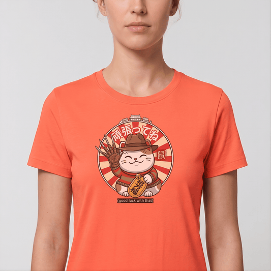 Lucky Cat (Freddy Edition) T-Shirt - The Teeze