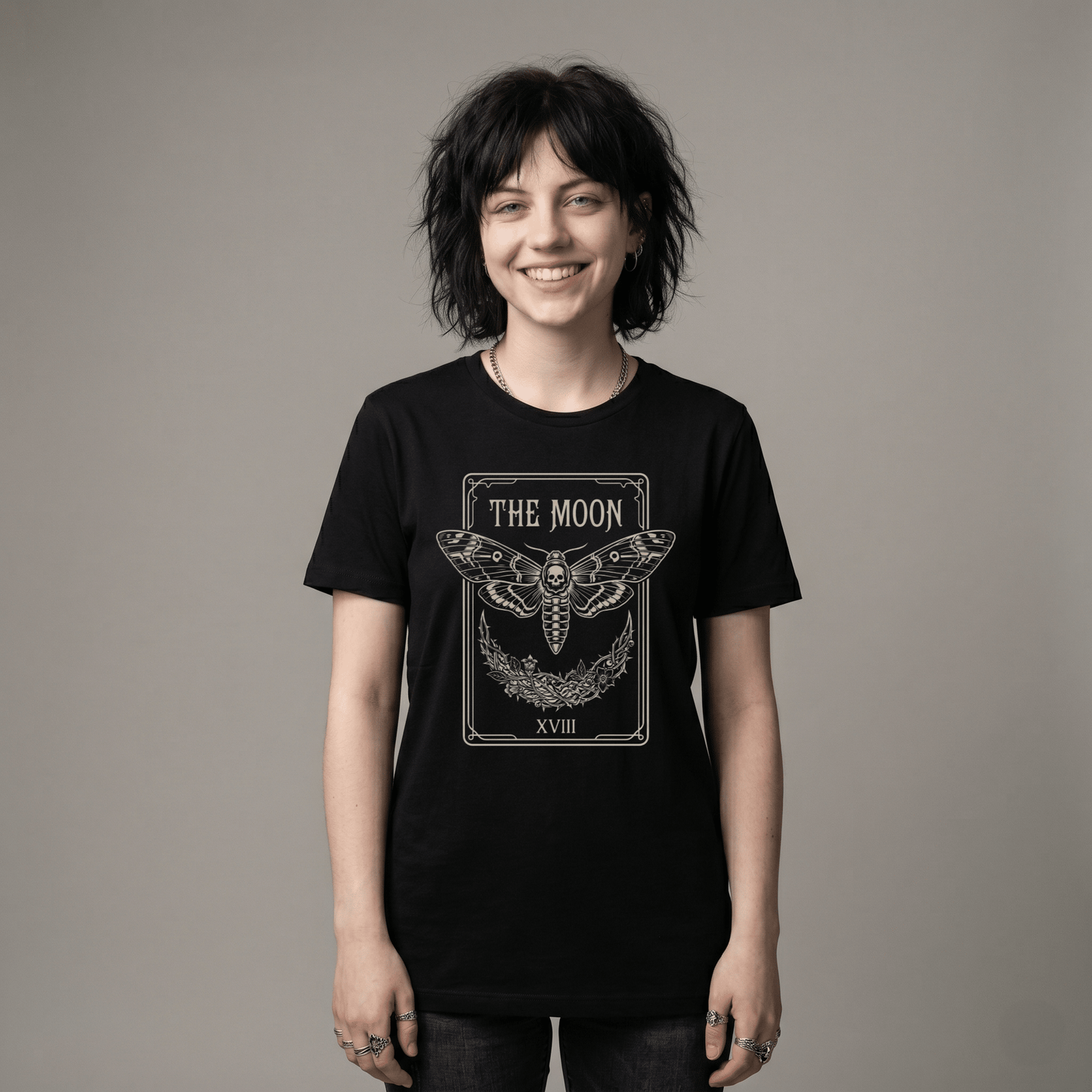 Moon Moth Tarot T-Shirt - The Teeze