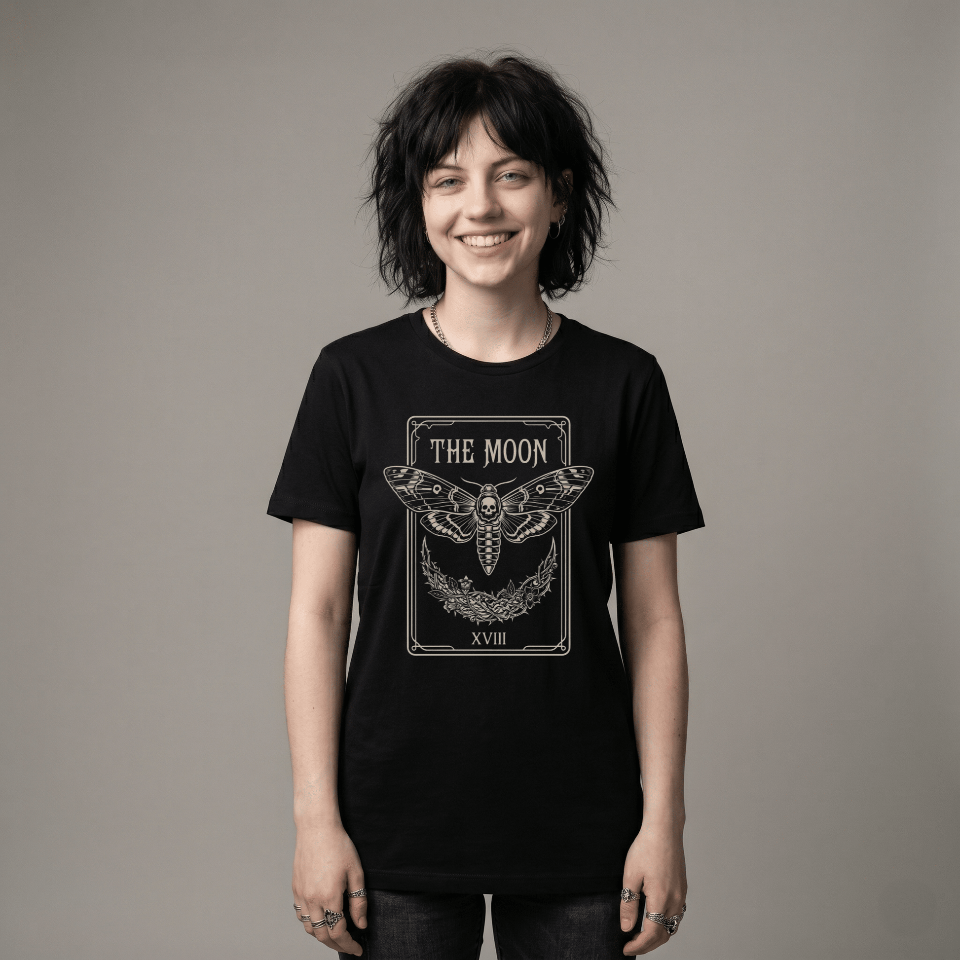Moon Moth Tarot T-Shirt - The Teeze