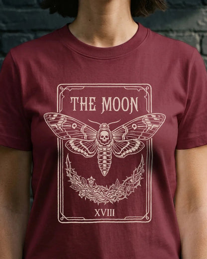 Moon Tarot Death's-Head Occult Folklore Tee - The Teeze