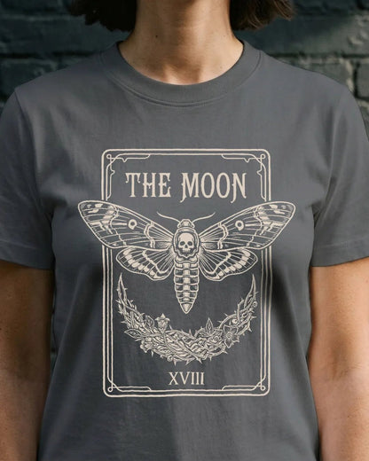 Moon Tarot Death's-Head Occult Folklore Tee - The Teeze