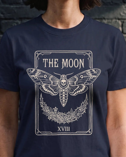 Moon Tarot Death's-Head Occult Folklore Tee - The Teeze