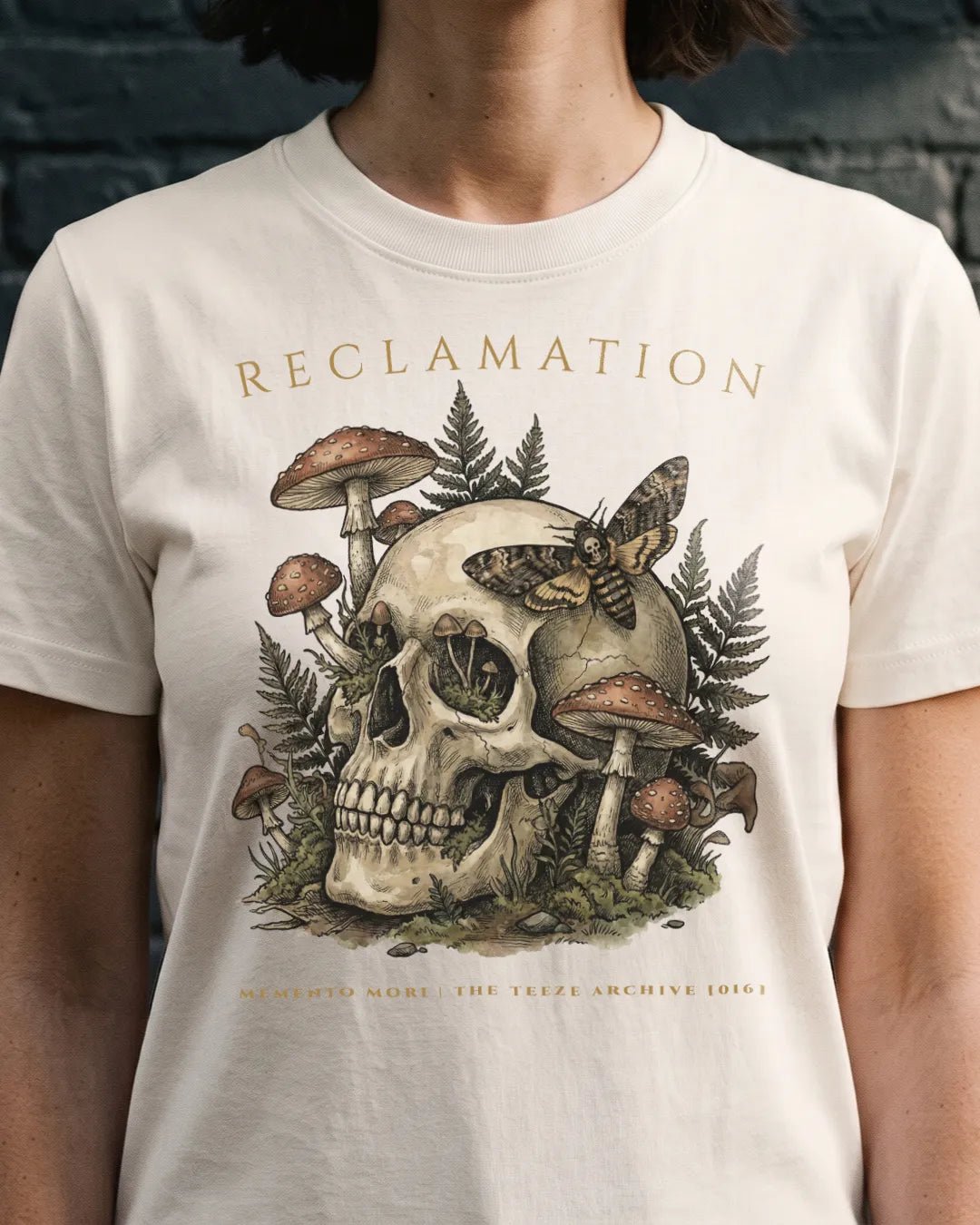Reclamation Death's-Head Mycology Tee - The Teeze