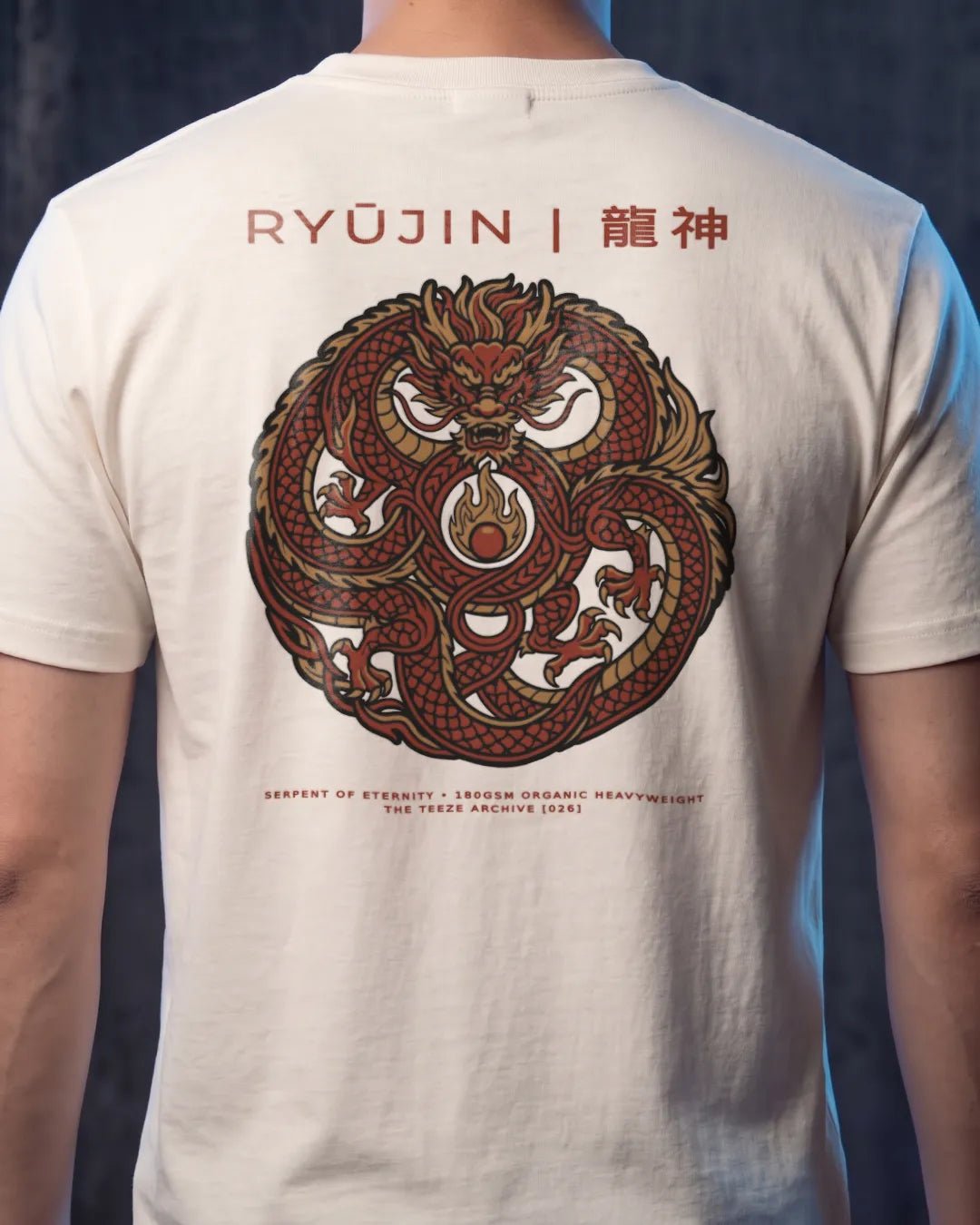Ryūjin Dragon Japanese Folklore Tee - The Teeze