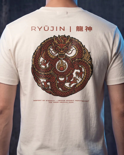Ryūjin Dragon Japanese Folklore Tee - The Teeze
