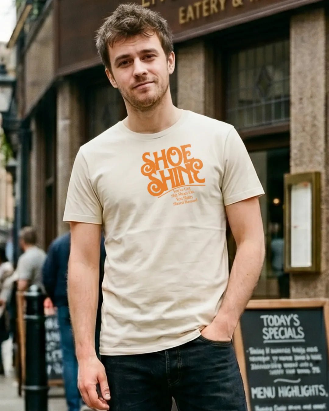 Shoe Shine 70s Vintage Tee - The Teeze
