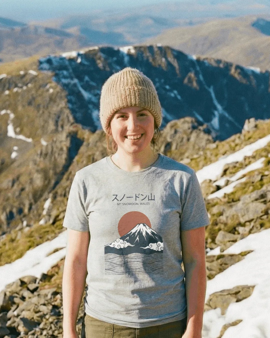 Snowdon Japanese Wave Tee - The Teeze