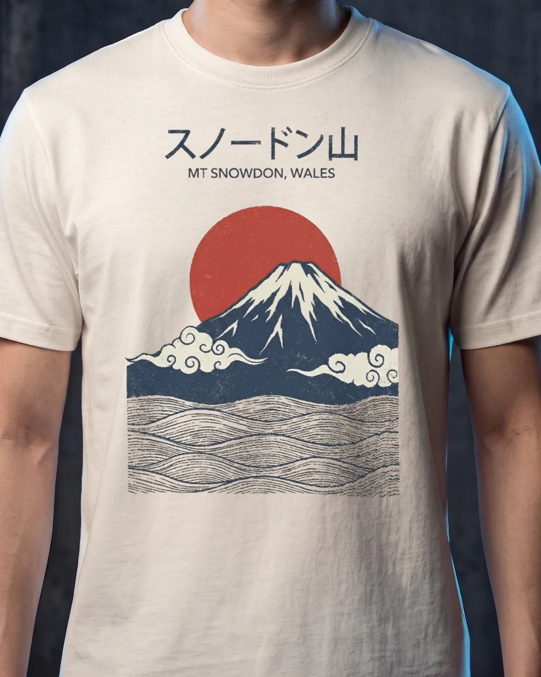 Snowdon Japanese Wave Tee - The Teeze