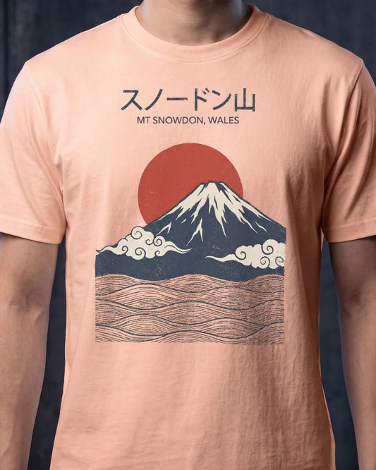 Snowdon Japanese Wave Tee - The Teeze