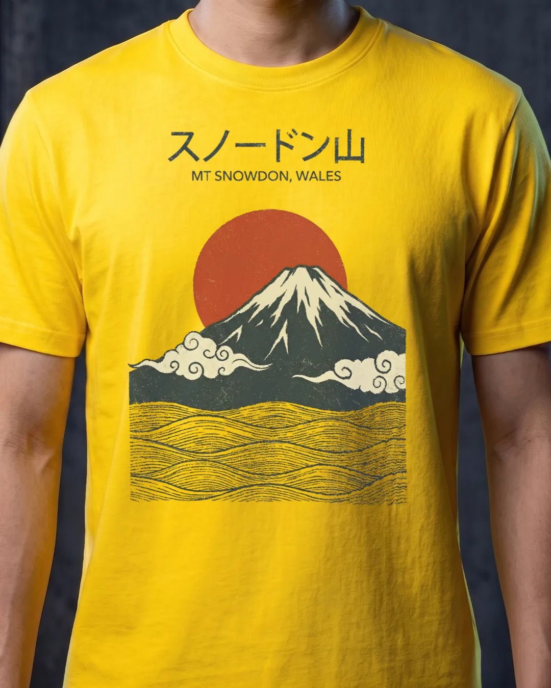 Snowdon Japanese Wave Tee - The Teeze