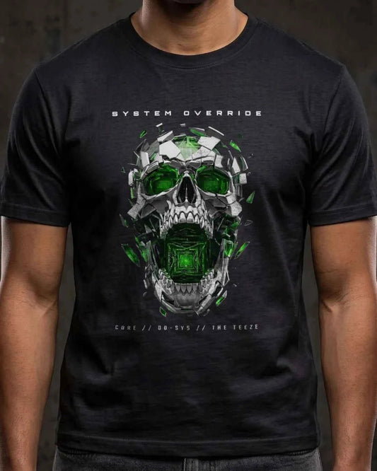 System Override Cyberpunk Tee - The Teeze