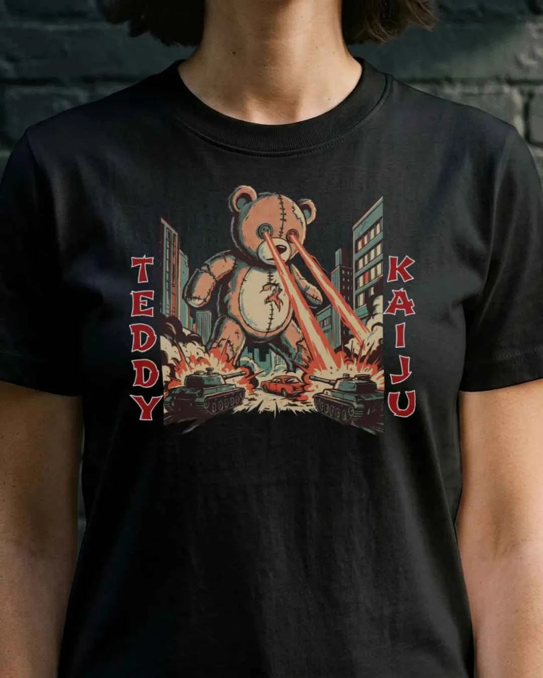 Teddy Kaiju Sci-Fi Pulp Tee