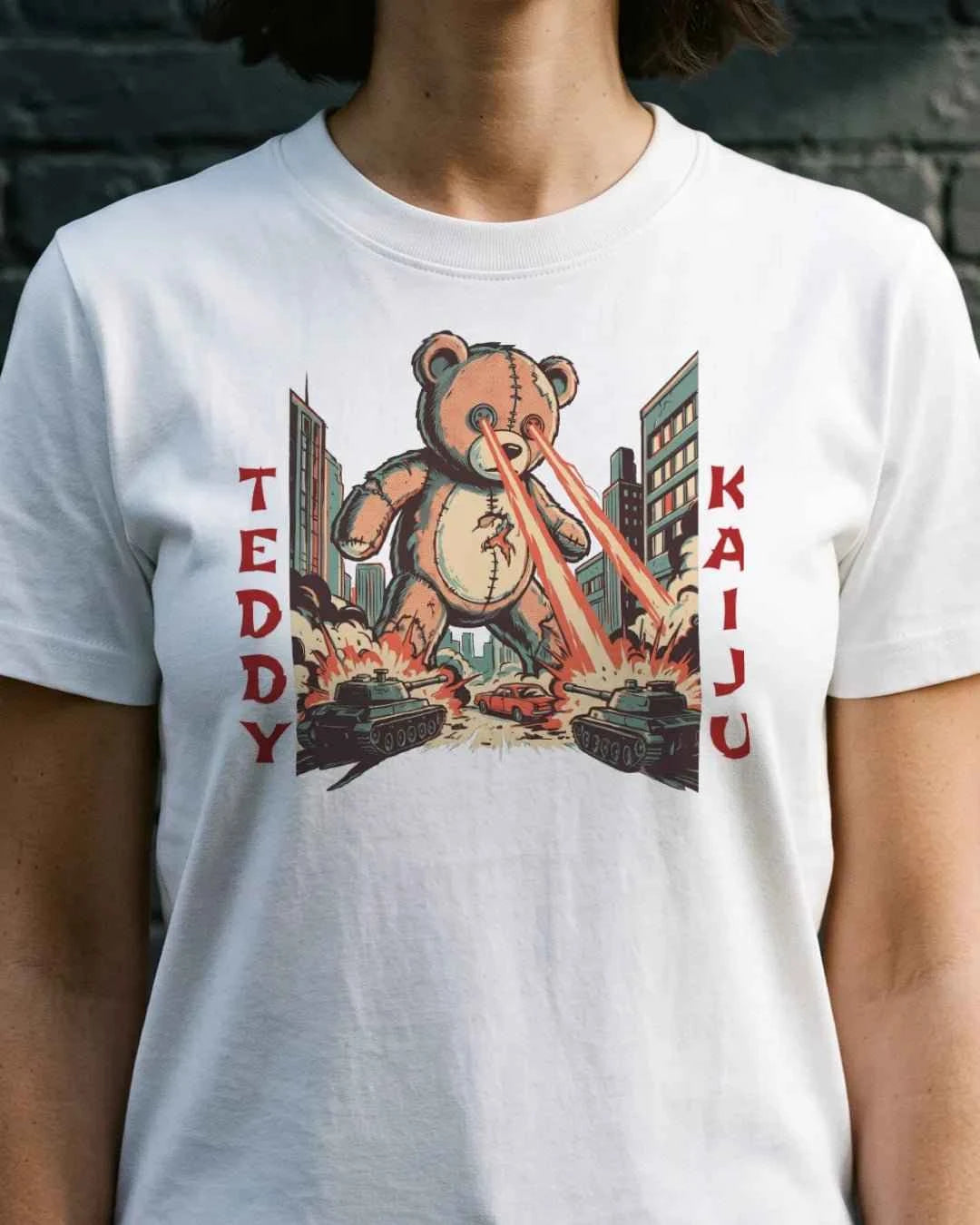 Teddy Kaiju Sci-Fi Pulp Tee