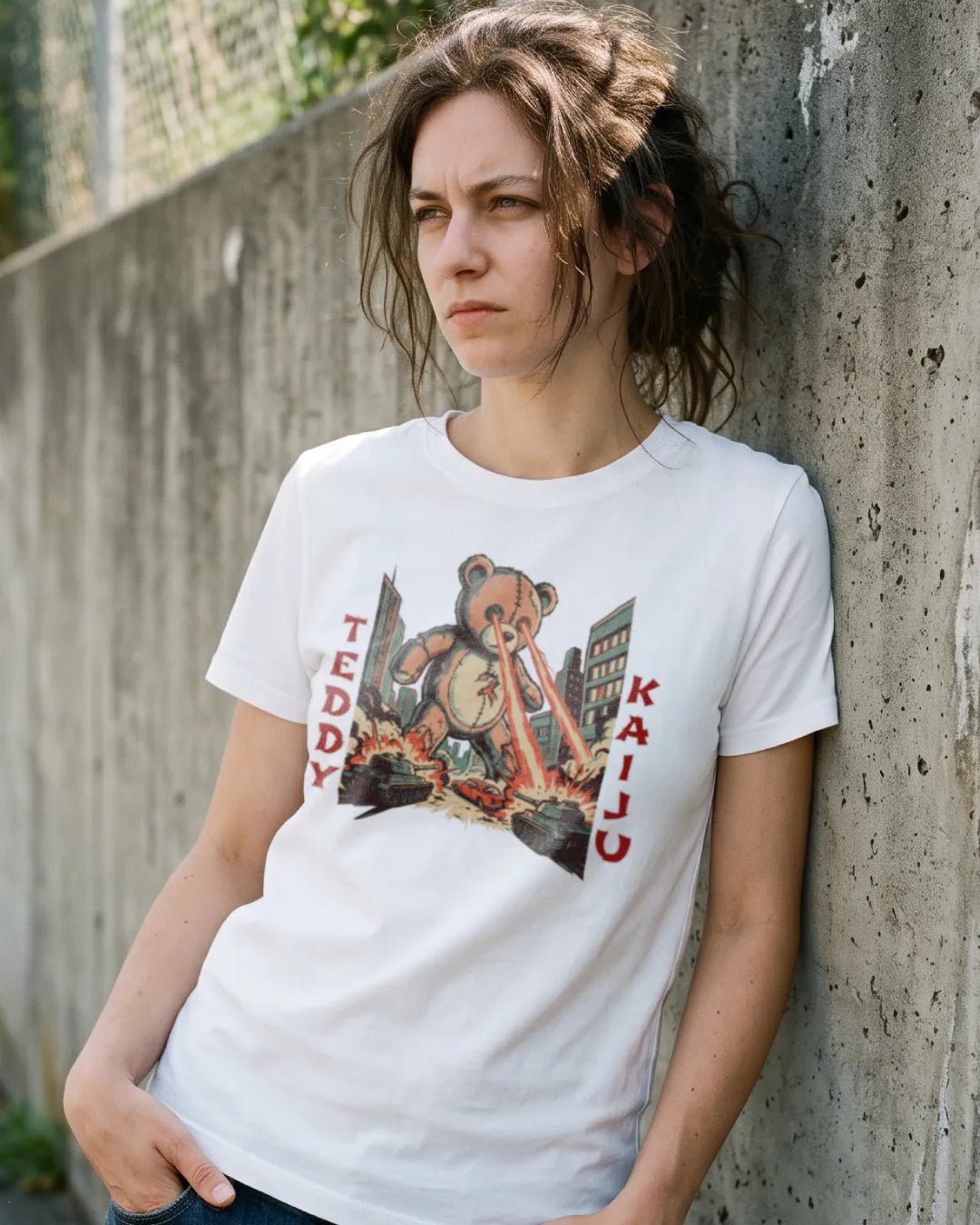 Teddy Kaiju Sci-Fi Pulp Tee - The Teeze