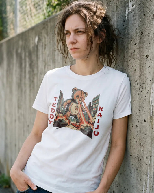 Teddy Kaiju Sci-Fi Pulp Tee - The Teeze