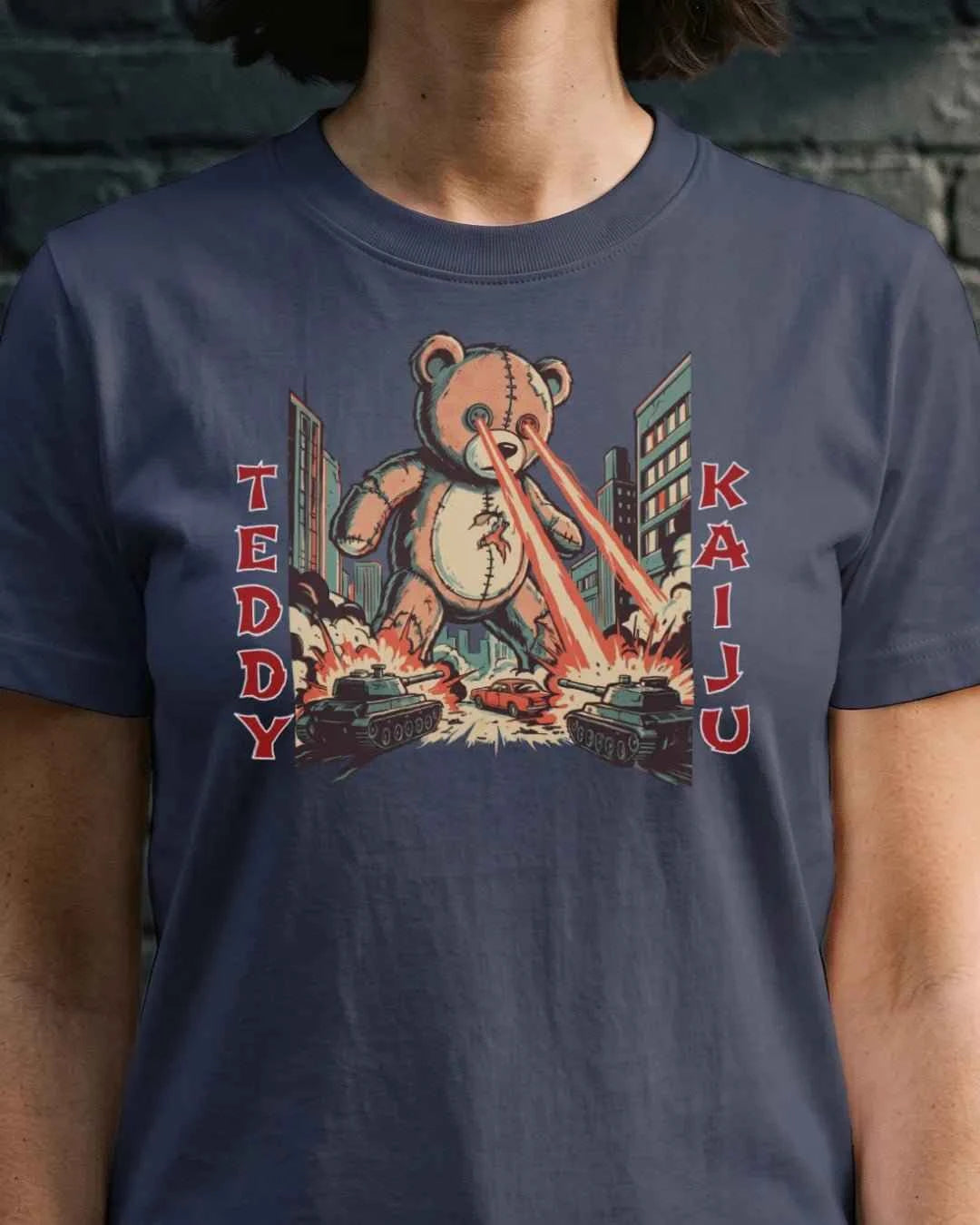 Teddy Kaiju Sci-Fi Pulp Tee