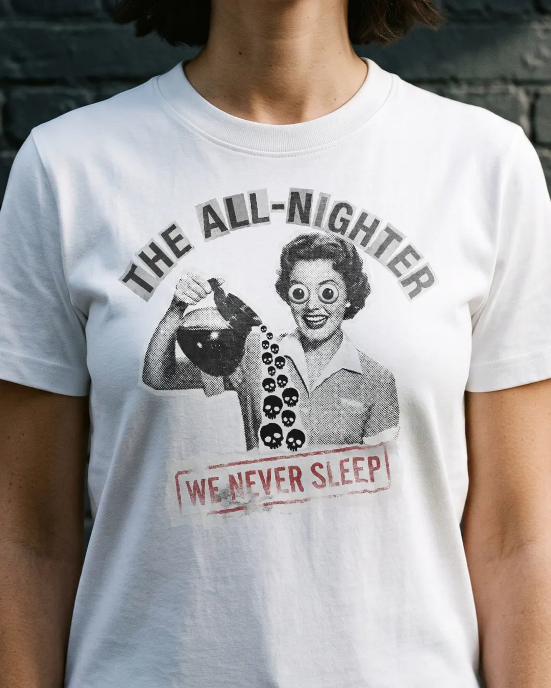 The All-Nighter Retro Horror Tee - The Teeze